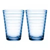 Iittala Aino Aalto Highball Tumblers Aqua 330ml / Set 2^ Glassware
