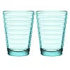 Iittala Aino Aalto Highball Tumblers Water Green 330ml / Set 2^ Glassware