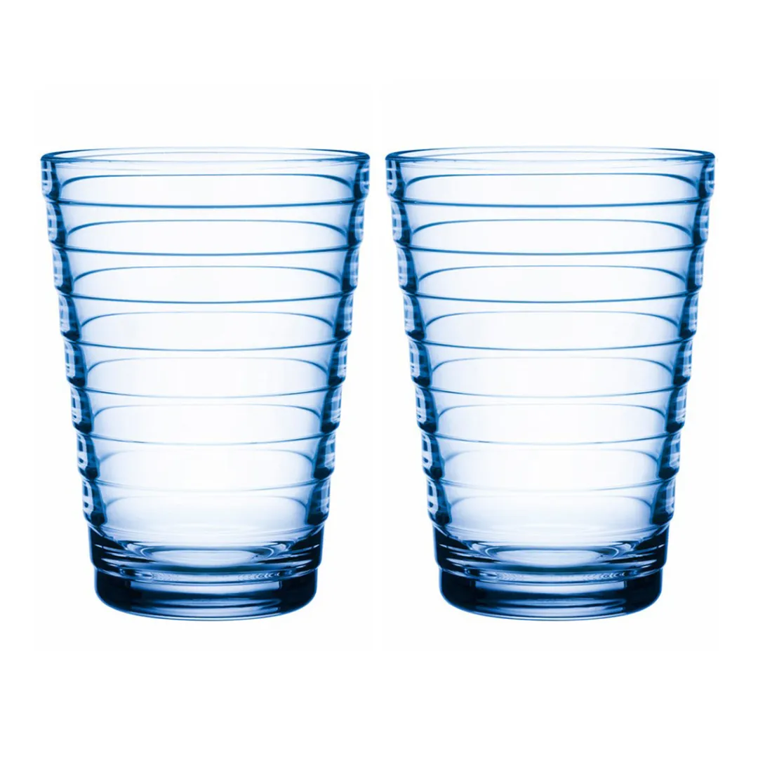 aino_aalto_highball_tumbl_0.webp Iittala Aino Aalto Highball Tumblers Aqua 330ml / Set 2^ Glassware