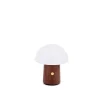 Gingko Alice Lamp Mini - Natural Walnut Wood^ Lighting | Gifts For Her