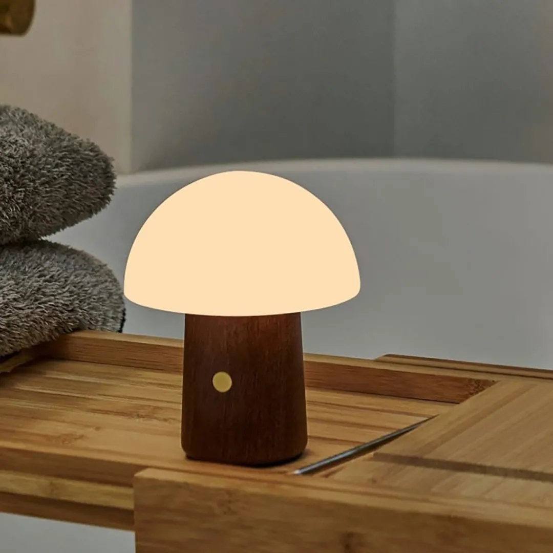 alice_lamp_mini__natural__2.webp Gingko Alice Lamp Mini - Natural Walnut Wood^ Lighting | Gifts For Her