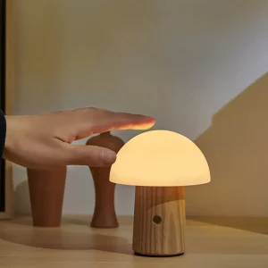 Gingko Alice Lamp Mini - White Ash Wood^ Lighting | Gifts For Her