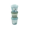 Done By Deer Baby Food Container 3-Pack - Croco -Green^Kids Eat & Drink