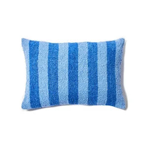 Bonnie and Neil Boucle Blue Striped Cushion 60x40cm^ Cushions