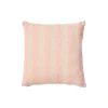 Bonnie and Neil Boucle Soft Pink Striped Cushion 60x60cm^ Cushions