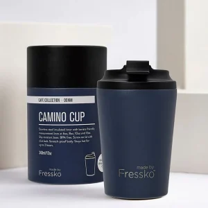 Made by Fressko Camino Re-Usable Cup 12oz Denim^ Tea & Coffee | Fathers Day