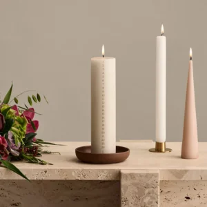 Ester and Erik Christmas Calendar Pillar Candle 25cm Ivory no.06^ Candles / Candleholders | Christmas Baubles And Decor