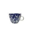 Eucalypt Homewares Floral Blue Cappuccino Cup Large With Handle^ Tableware | Tea & Coffee