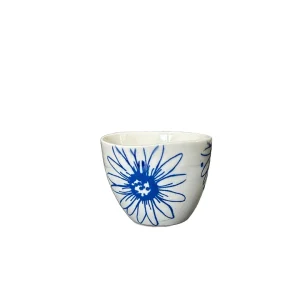 Eucalypt Homewares Floral Blue Cappuccino Cup Large^ Tableware | Tea & Coffee