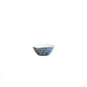 Eucalypt Homewares Floral Blue Tiny Bowl 65 x 30mm^ Tableware