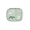 Done By Deer Foodie Compartment Plate - Green^Kids Eat & Drink