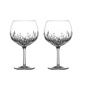Waterford Crystal Gin Balloons Lismore / Set 2^ Glassware
