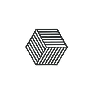 Zone Hexagon Trivet 16cm Black^ Other
