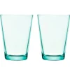 Iittala Kartio Highball Tumblers Water Green 400ml / Set 2^ Glassware