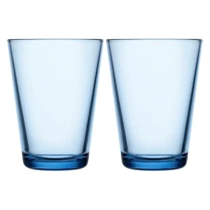 Iittala Kartio Highball Tumblers Aqua 400ml / Set 2^ Glassware