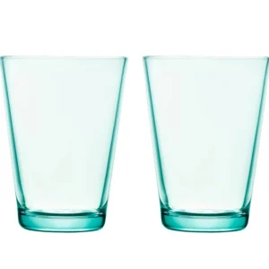 Iittala Kartio Highball Tumblers Water Green 400ml / Set 2^ Glassware