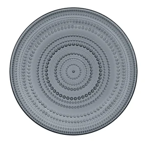 Iittala Kastehelmi Platter Dark Grey 31.5cm^ Serving | Tableware