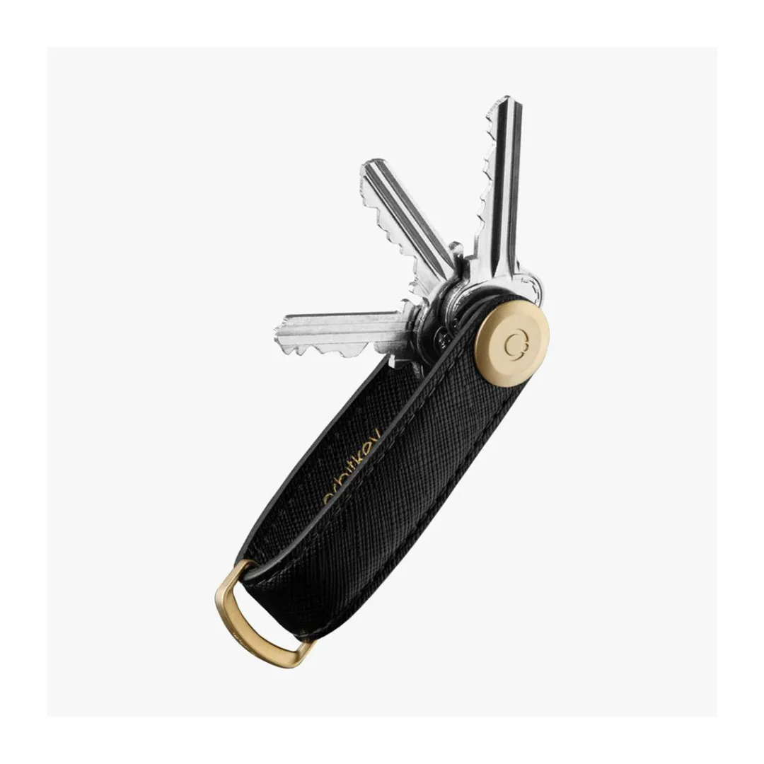 key_organiser_saffiano_le_0.webp Orbitkey Key Organiser Saffiano Leather Liquorice Black^ Other | Fathers Day