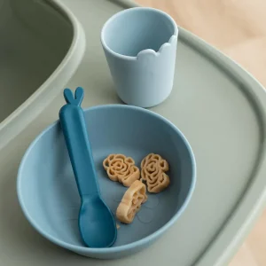 Done By Deer Kiddish First Meal Set - Blue^Kids Eat & Drink