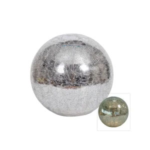 Table Culture Mercury Glass LED XLarge Dome Silver^ Christmas Baubles And Decor