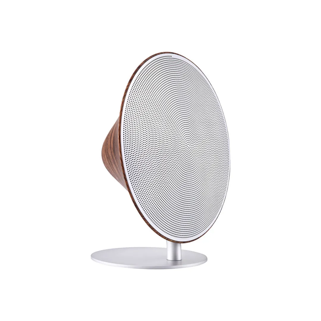 mini_halo_bluetooth_speak_1.webp Gingko Mini Halo Bluetooth Speaker Walnut^ Tech | Fathers Day