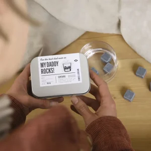 Mens Society My Daddy Rocks Whiskey Stones^ Fathers Day