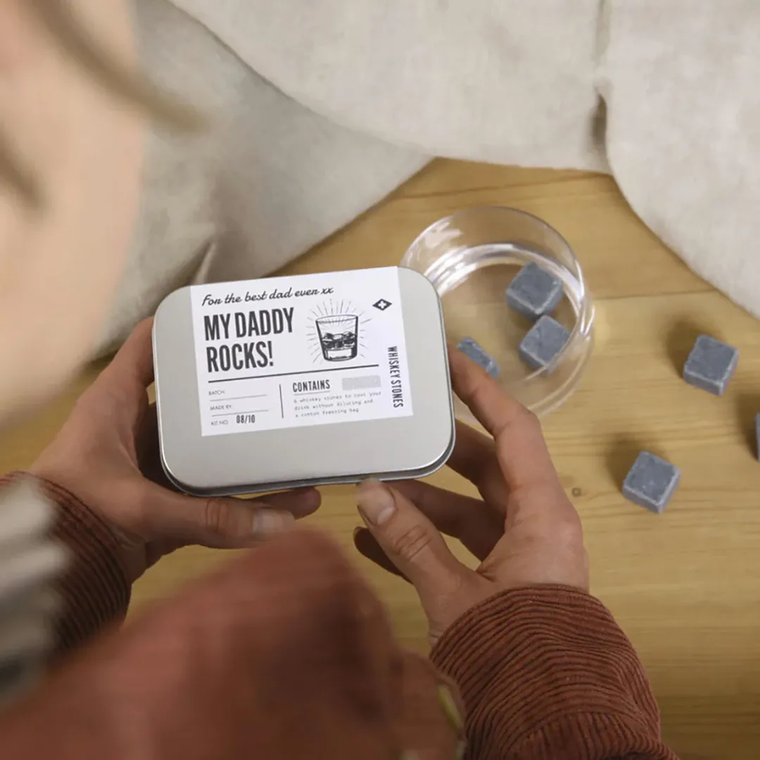 my_daddy_rocks_whiskey_st_1.webp Mens Society My Daddy Rocks Whiskey Stones^ Fathers Day