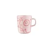 Marimekko Oiva Piirto Unikko Mug Pink/Red^ Tea & Coffee