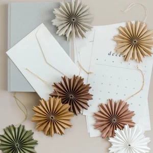 Nordic Rooms Paper Hanging Star Ornament Clay^ Christmas Baubles And Decor