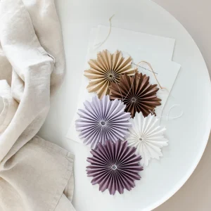 Nordic Rooms Paper Hanging Star Ornament Lavender^ Christmas Baubles And Decor