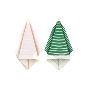 Marimekko Piccolo Green/Pink Tea towels Set/2^ Other | Aprons Tea Towels & Mitts