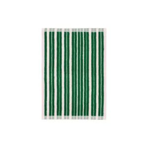 Marimekko Raide Hand Towel Green/Pink^ Bathroom