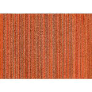 Chilewich Shag Floor Mat Orange Stripe^ Floor Mats