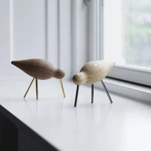 Normann Copenhagen Shorebird Large Walnut / Brass^ Occasional & Decorator | Fathers Day