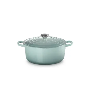 Le Creuset Signature Round Casserole Sea Salt 24cm^ Cookware