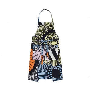 Marimekko Siirtolapuutarha Apron Orange/Yellow/Blue^ Aprons Tea Towels & Mitts