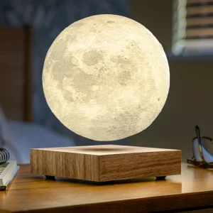 Gingko Smart Moon Lamp Natural Walnut^ Fathers Day | Lighting