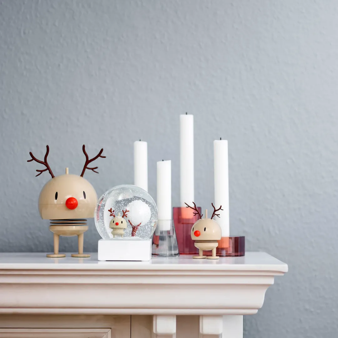 snowman_snow_globe_white__1.webp Hoptimist Snowman Snow Globe White Large^ Christmas Baubles And Decor