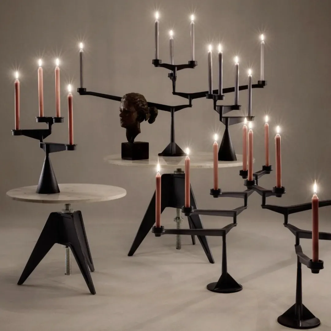 spin_candelabra_1.webp Tom Dixon Spin Candelabra^ Candles / Candleholders