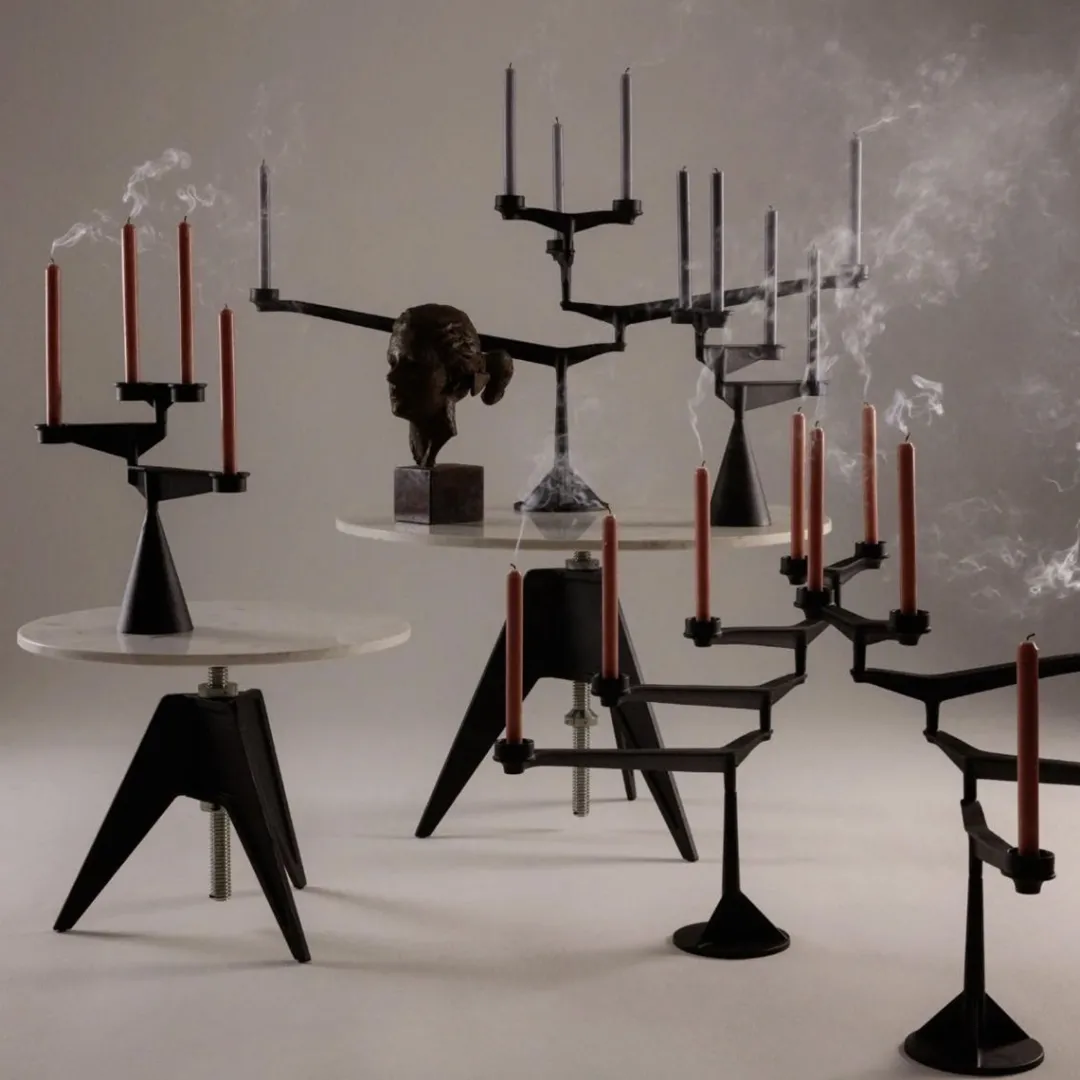 spin_candelabra_2.webp Tom Dixon Spin Candelabra^ Candles / Candleholders