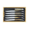 Laguiole En Aubrac Steak Knives Horn Set/6^ Serving | Cutlery
