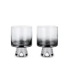 Tom Dixon Tank Low Ball Glass Black / Set 2^ Bar & Wine Accessories | Coolers & Ice Buckets