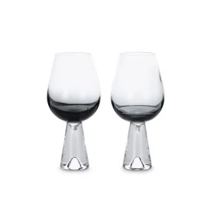 Tom Dixon Tank Wine Glass Black / Set 2^ Bar & Wine Accessories | Coolers & Ice Buckets