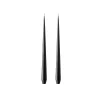 Ester and Erik Taper Candle 32cm Raw Black no.75 Pair^ Candles / Candleholders