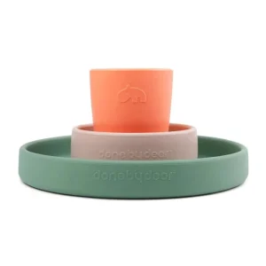 Done by Deer Tasty Dinner Set Croco^Kids Eat & Drink