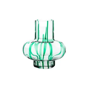 Marimekko Umpu Vase Green Stripe^ Other | Vases