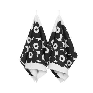 Marimekko Unikko Kitchen Towel Monochrome / Set 2^ Other | Aprons Tea Towels & Mitts
