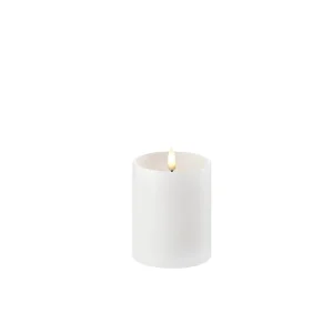 uyuni Single Wick Pillar Candle Nordic White 5cm x 7.6cm^ Candles / Candleholders | Christmas Baubles And Decor