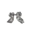 table culture Velvet Clip on Bow Silver Small^ Christmas Baubles And Decor