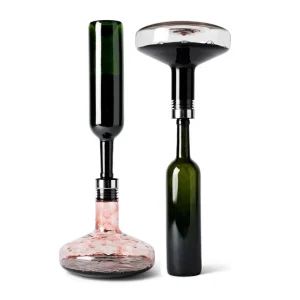 Audo Wine Breather Deluxe Decanter / Chrome^ Bar & Wine Accessories | Coolers & Ice Buckets